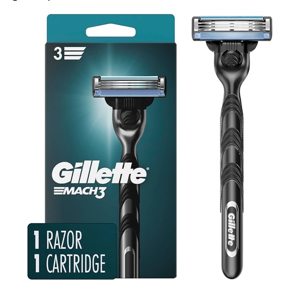 Gillette Match 3 Razor Bundle Includes 10 Cartridges + Shave Soothing Gel - Picture 1 of 7